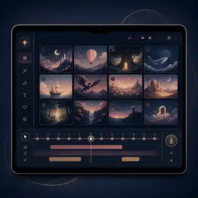Story Book — 12 pages — digital creation preview